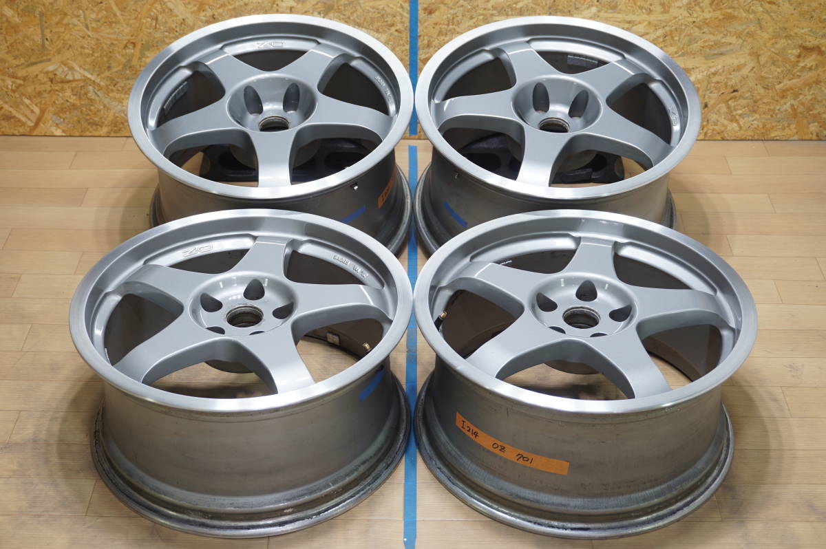 I214【希少】OZ クロノ 5スポーク ☆ PCD114.3 8.5J+38 9.5J+35 当時物 ターマック グラベル