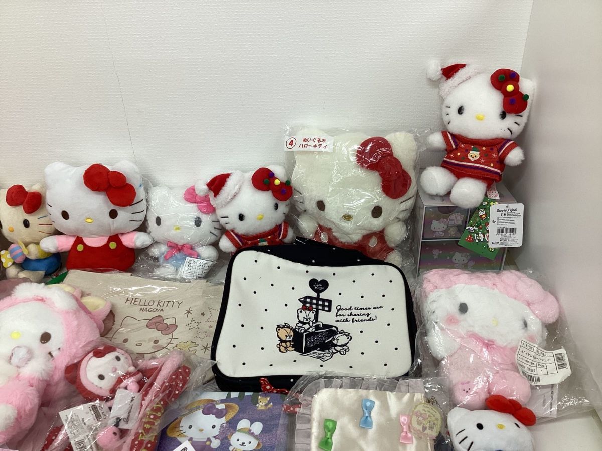 現状】 サンリオグッズ まとめ売り ハローキティ ぬいぐるみ ポーチ