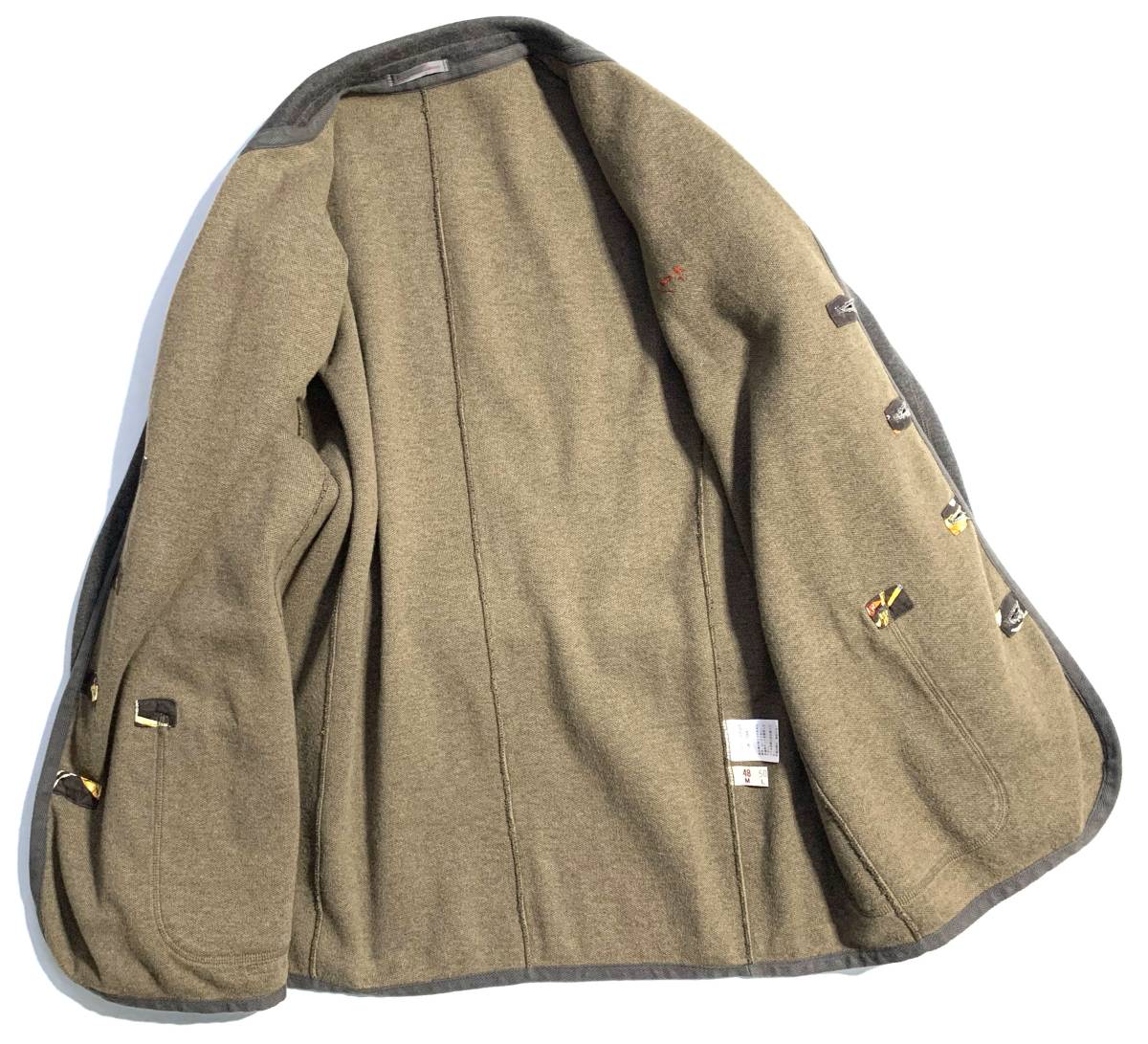 美品【最高級】Papas パパス コットンスウェット ジャケット 48(M 