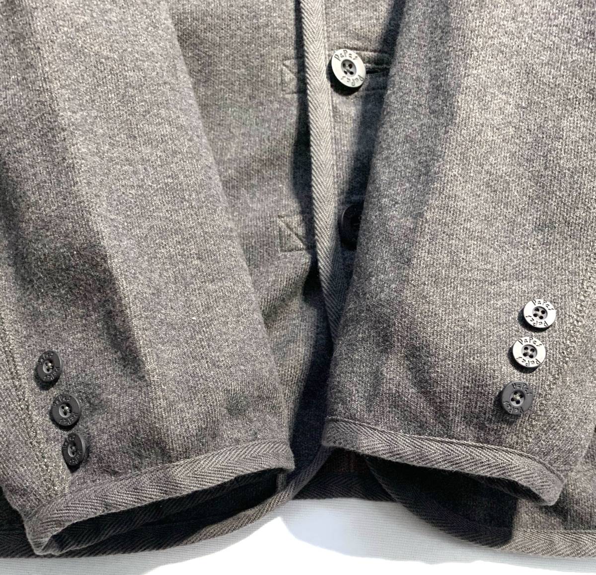 美品【最高級】Papas パパス コットンスウェット ジャケット 48(M 