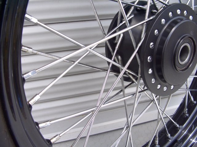 ◎スポーツスター 純正 スポークホイールセット(ブラックリム/ハブ ◎スポーツスター 純正 スポークホイールセット(ブラックリム/ハブ