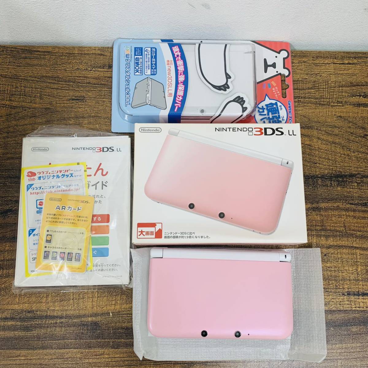 4158】1円～ 美品 Nintendo 任天堂 ニンテンドー 3DSLL ピンク  