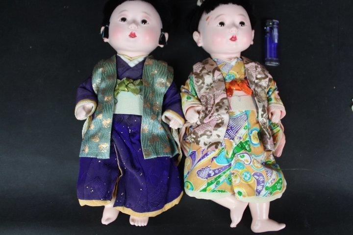 市松人形 男の子 女の子 メルカリ 年代物市松 男の子女の子2体 古 市松