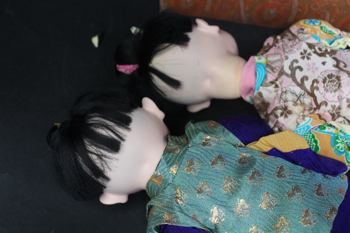 市松人形 男の子 女の子 メルカリ 年代物市松 男の子女の子2体 古 市松