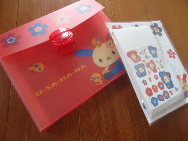 サンリオ ウサハナ/うさはな/USAHANA レターセット:便箋/封筒/シール