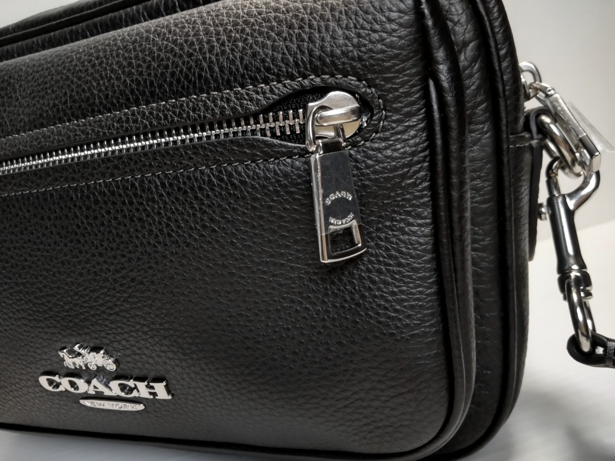 極美品☆COACH☆コーチ ◇ エリアスクロスボディ /ショルダーバッグ
