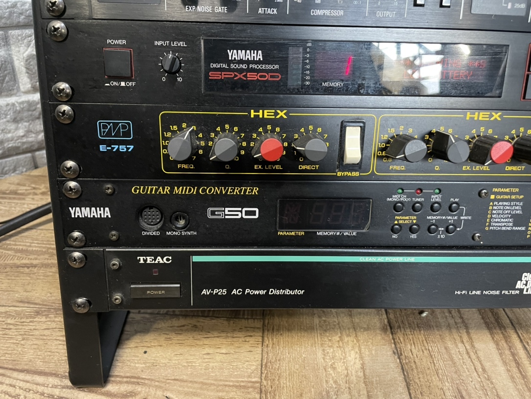 FOSTEX パッチベイ3010/TASCAM PB-32P/Maxon GE152/CP102/SPX50D/E-757