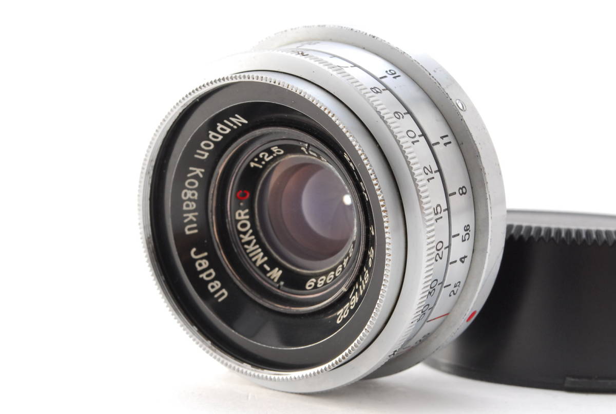 AB-品]Nikon W-NIKKOR 35mm F2.5 Sマウント☆シルバー☆S S2 S3