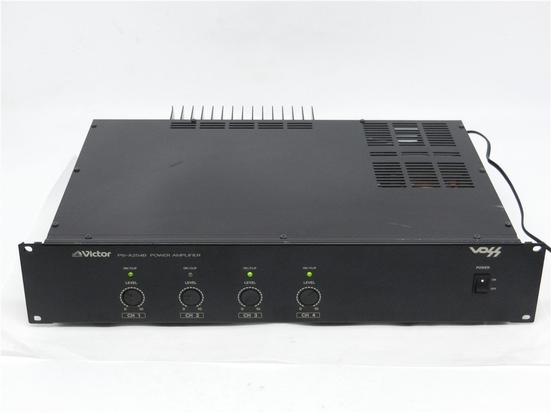 VICTOR (VOSS) PS-A254B ジャンク オーディオパワーアンプ 【公式通販】