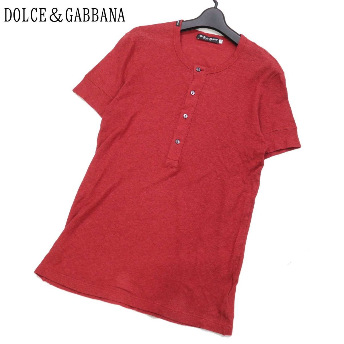 DOLCE＆GABBANA ドルチェ＆ガッバーナ 春夏 コットン&ヘンプ☆ 半袖 