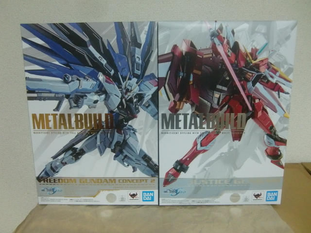 メタルビルド フリーダムガンダムcomcept2　ジャスティスガンダム 　セット 新品 METAL BUILD フリーダムガンダム CONCEPT 2 ＆ ジャスティス