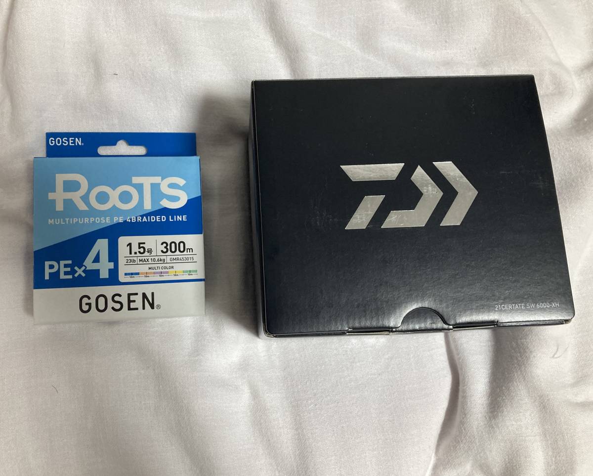 DAIWA ダイワ 21 CERTAE セルテート SW 6000XH 中古美品 新品ライン 