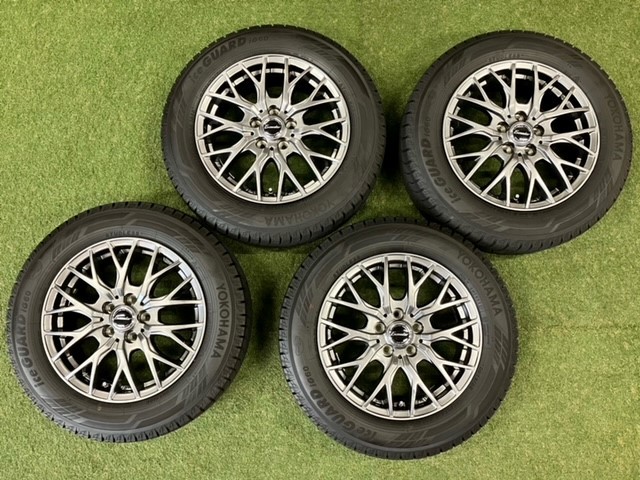 美品】ホイールタイヤセット 4本 YOKOHAMA ice GUARD iG60 185/65R15 