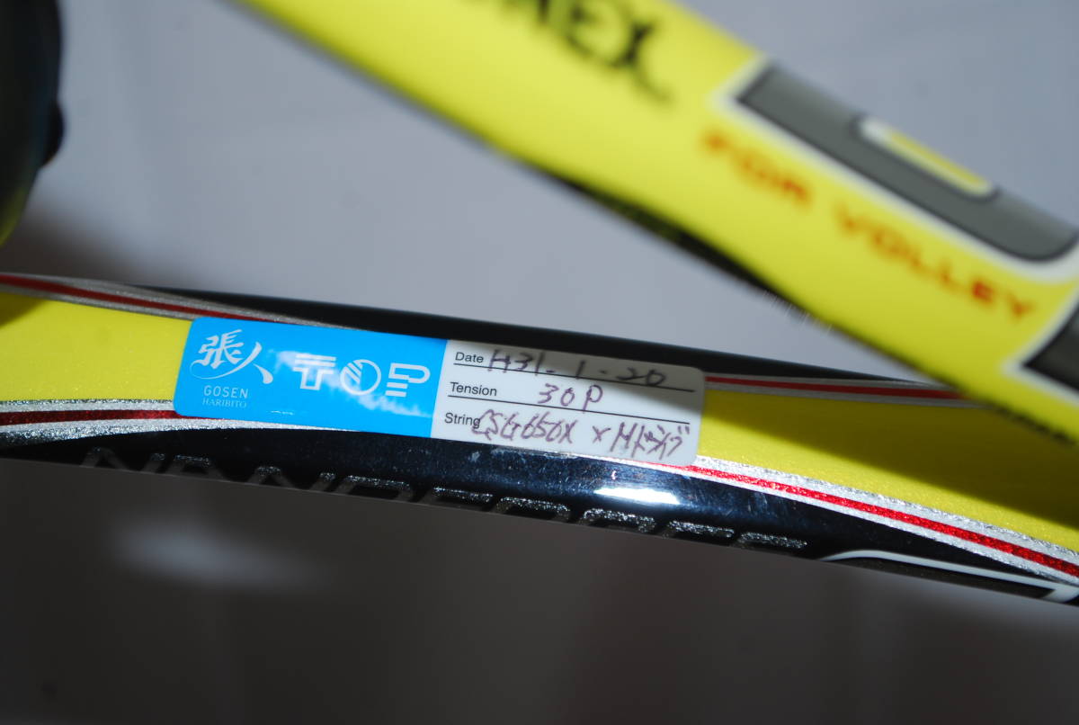 中古品 現状品 YONEX NANOFORCE 8V ソフトテニスラケット ナノフォース