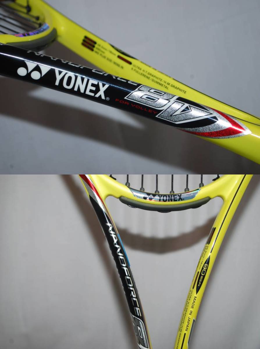 中古品 現状品 YONEX NANOFORCE 8V ソフトテニスラケット ナノフォース