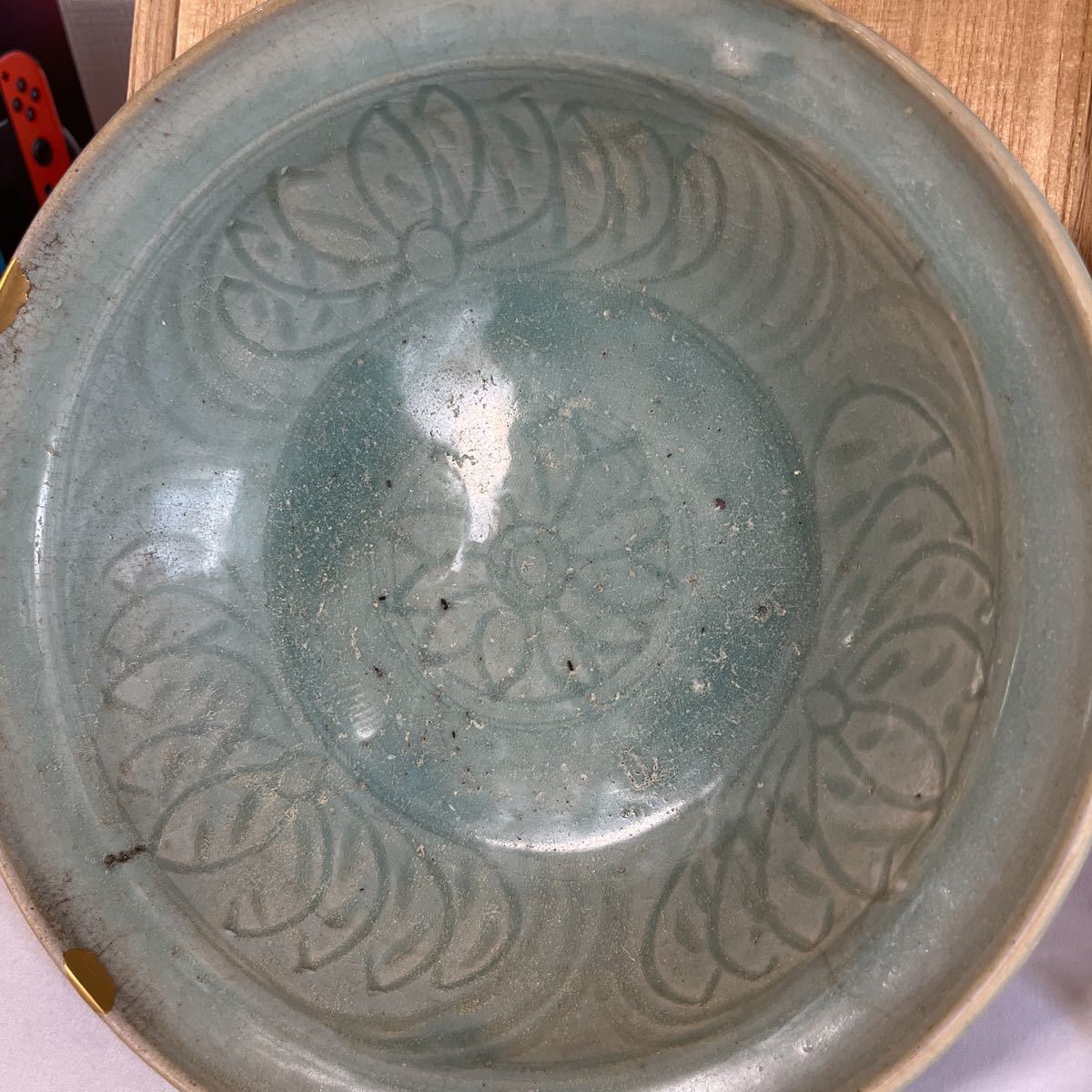 15世紀宋胡録青磁鉢 中国古玩宋時代明時代江戸時代東南アジア 南海