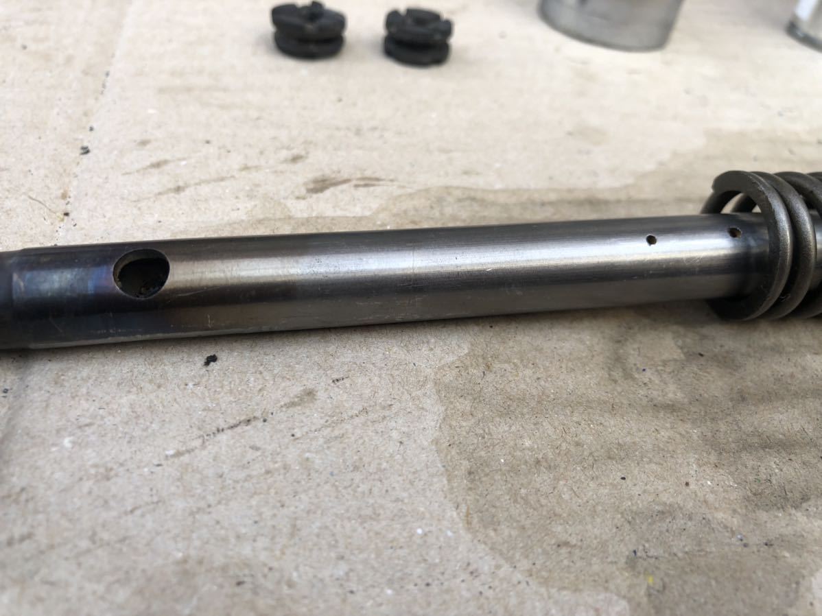 NSR50 前期フロントフォーク 左右 OH済み オリフィス加工 インナー 