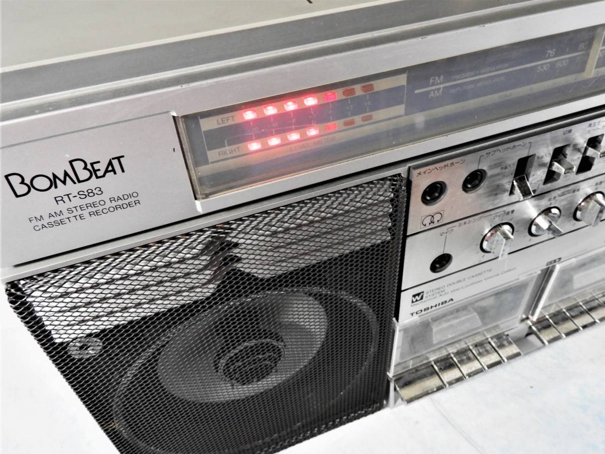 RT-S83 TOSHIBA BomBeat ラジカセ 東芝 BOMBEAT - Yahoo!オークション