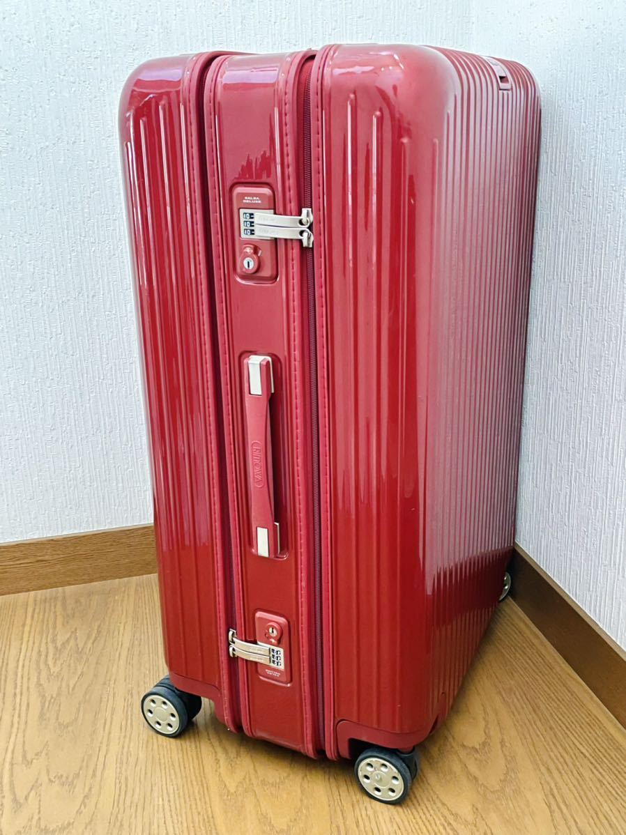 RIMOWA スーツケース サルサデラックス 3Suiter 4輪 大容量 赤 【公式