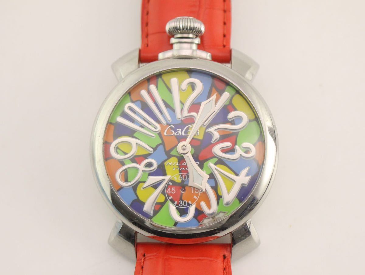 HOT，新品 GaGa MILANO ガガミラノ マヌアーレ 48 手巻き 腕時計