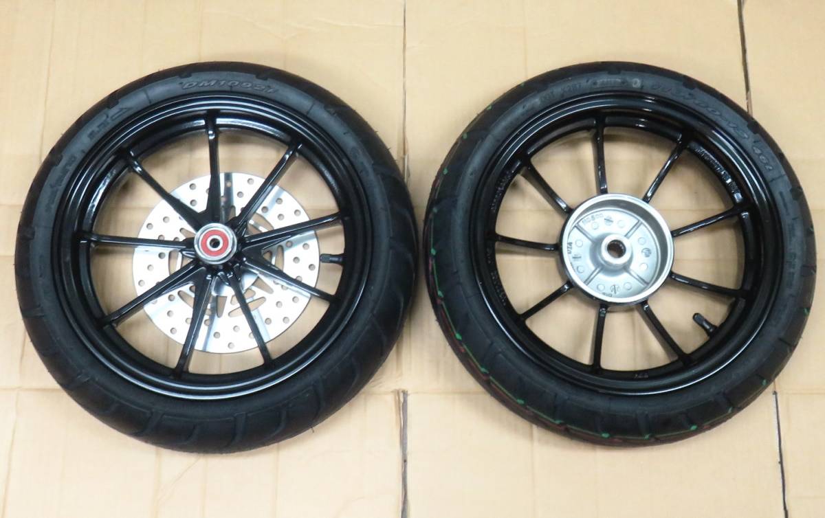 バンバン200 純正フロントホイールタイヤバリ溝