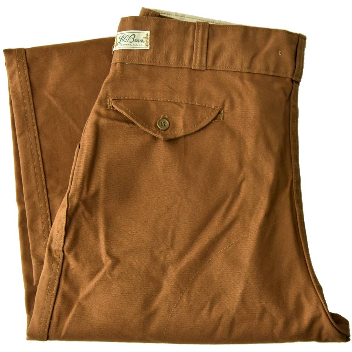 希少！ デッドストック！ 70s USA製 L.L.Bean 筆記体タグ ブラウン 