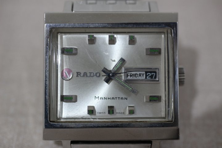 RADO ラドー MANHATTAN メンズ 自動巻き 腕時計 3520の入札履歴  