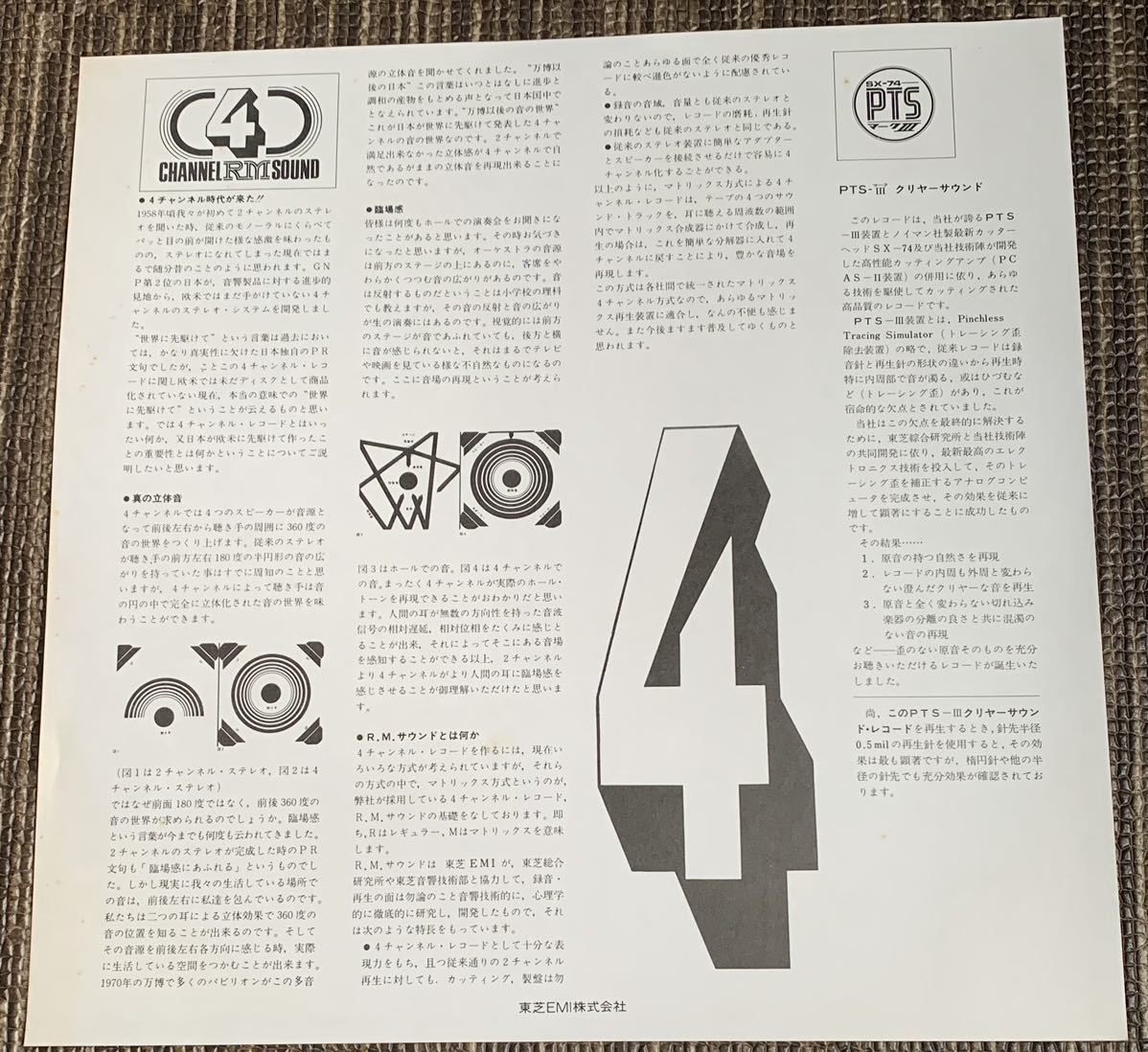 ピンクフロイド PINK FLOYD 狂気 Dark SIDE THE MOON LP 4 channel rm
