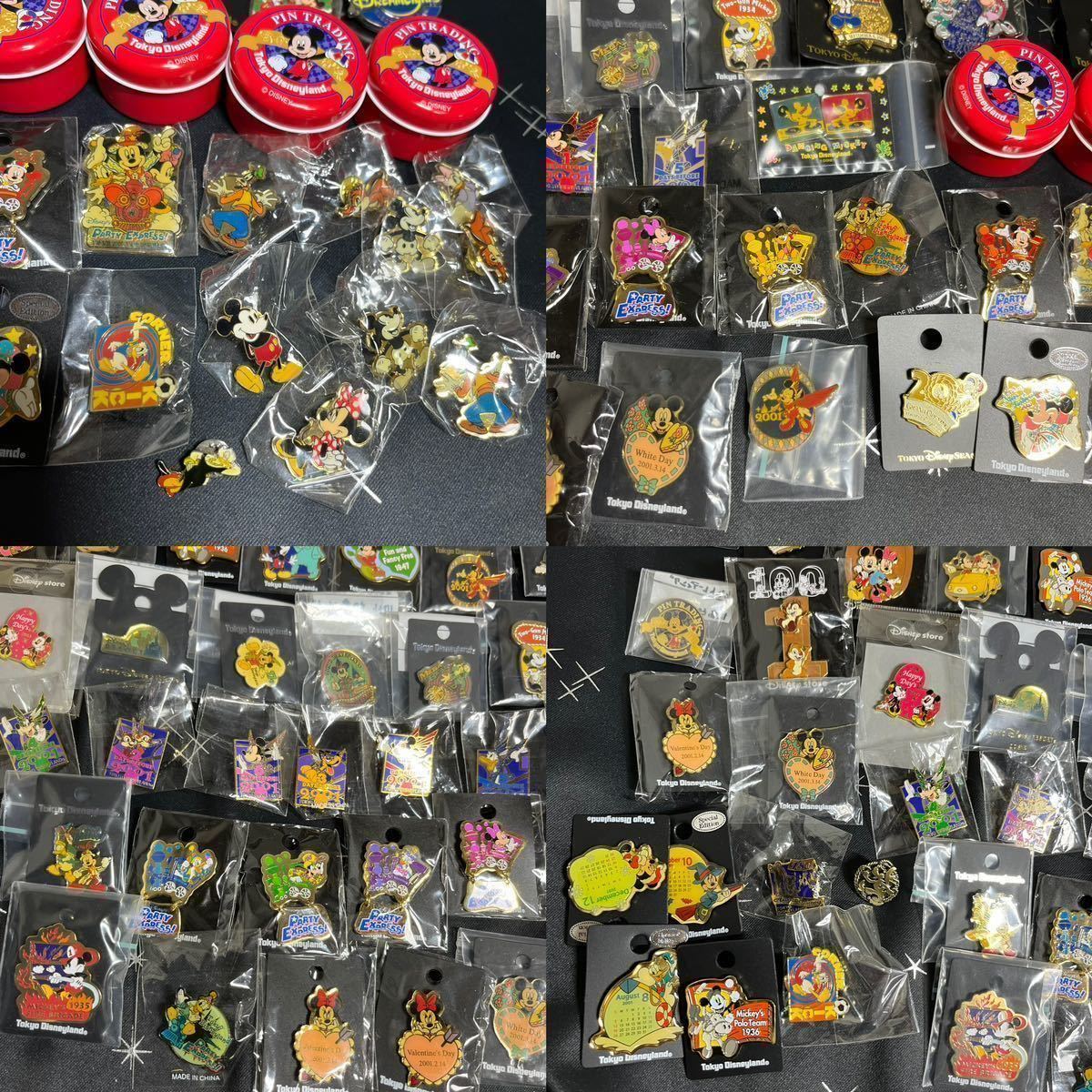ディズニー ピンバッジ 120点以上 大量まとめ売り 美品 周年