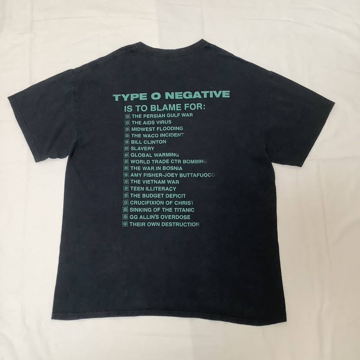 激レア! 00s Type O Negative Bloody Kisses ヴィンテージ Tシャツ 
