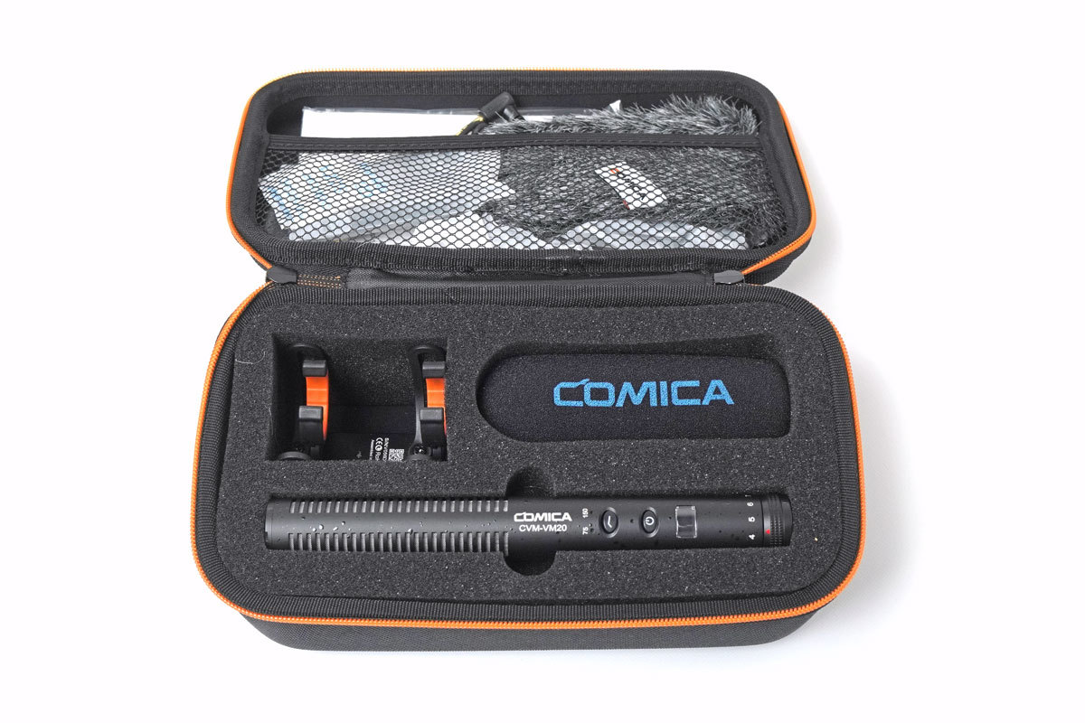 ほぼ新品】コミカ COMICA・CVM-VM20 [コンデンサー ガンマイク] ミラー