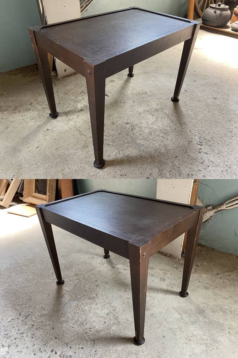 昭和レトロ ナショナル テレビ台 サイドテーブル/飾り台▽ミッドセンチュリー 昭和レトロ ナショナルの 昭和レトロ　サイドテーブル　テレビ台