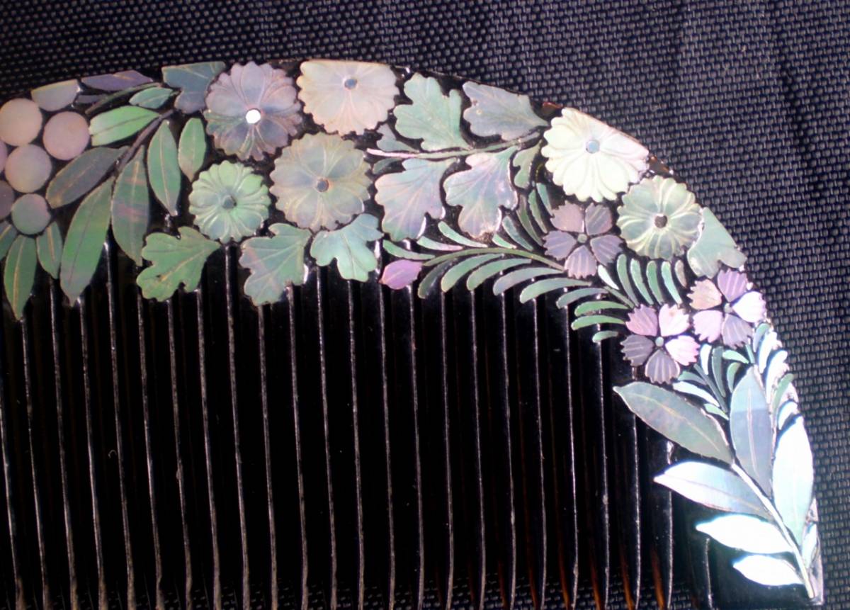 べっ甲 かんざし 着物 櫛 簪 かんざし 金蒔絵 アンティーク 本鼈甲