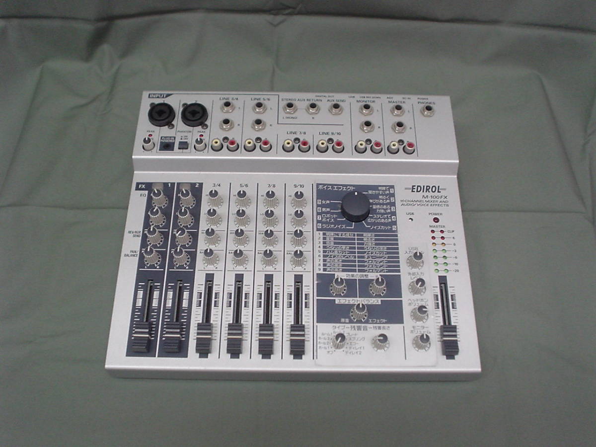 EDIROL Roland M-100FX DJミキサー M-100FX EDIROL Roland Yahoo