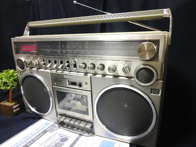 ♪昭和銘機 整備ラジカセ National Disco MAC　RX-5500 昭和銘機 整備清掃済 National Disco MAC RX-5500 動作 の入札履歴