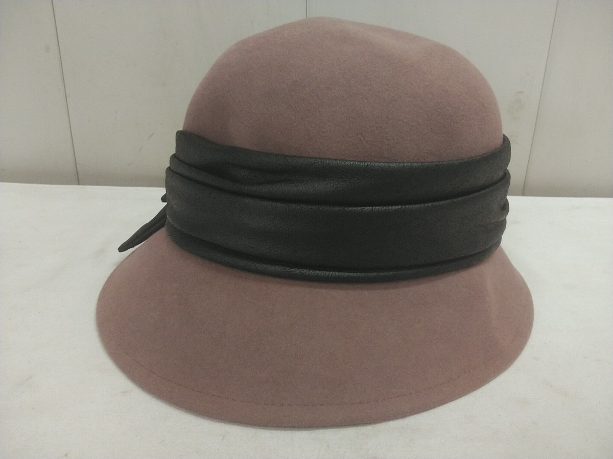 maxim レディース 兎毛ハット【 Scat 内径φ18cm 高16cm 】ベージュ系