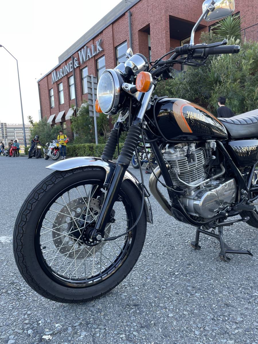 車検有】YAMAHA SR400 RH01 J 平成19年式　走行距離約3000km ヤマハ SR400／RH01J／カフェスタイル／アルミタンク｜UN