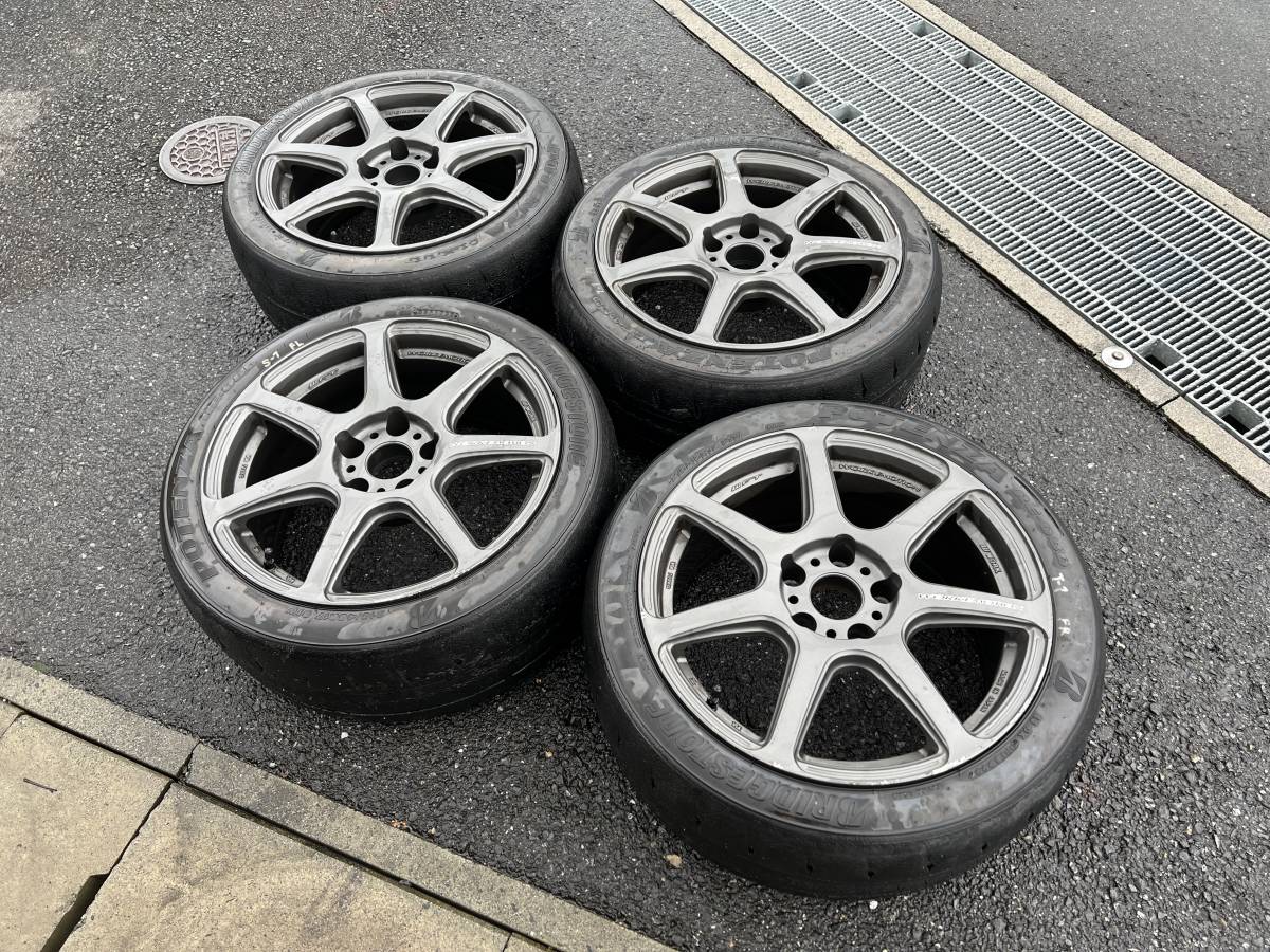 ワークエモーション T7R 17インチ 8J ＋32 PCD114.3 5穴 4本セット 215 
