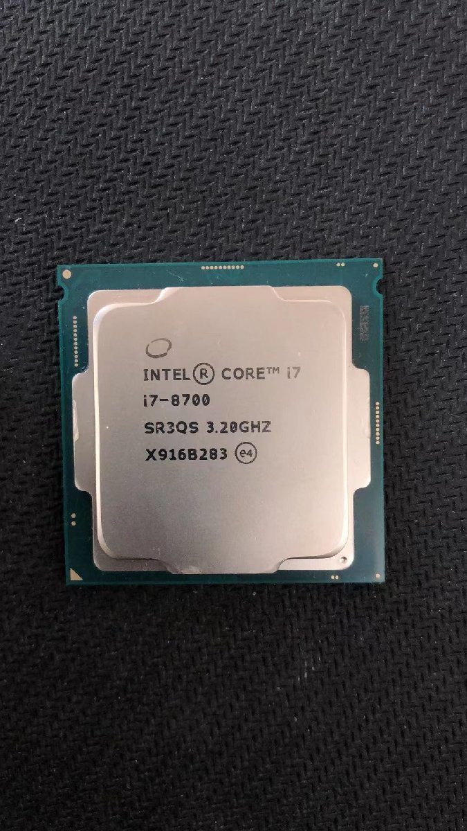 CPU インテル Intel Core I7-8700 プロセッサー 中古 動作未確認