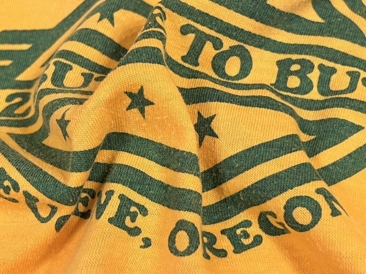 極上 1982年NIKE OTCマラソン記念ビンテージTシャツL USA製 オレンジ 