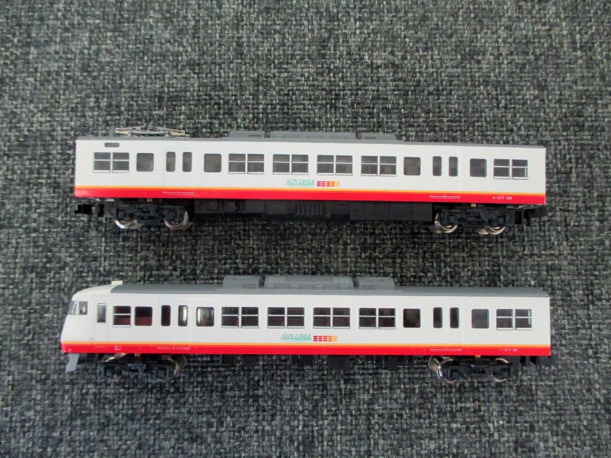 □【動作確認済】KATO 117系”Sunライナー”直流近郊形電車 4両セット N