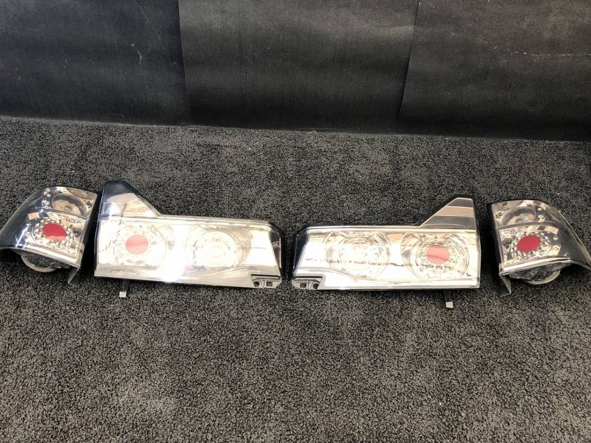 10 アルファード 社外 テール ランプ LED テールライト ガーニッシュ 左右セット スモーク 点灯OK ANH10 ANH15 MNH10 MNH15 441218