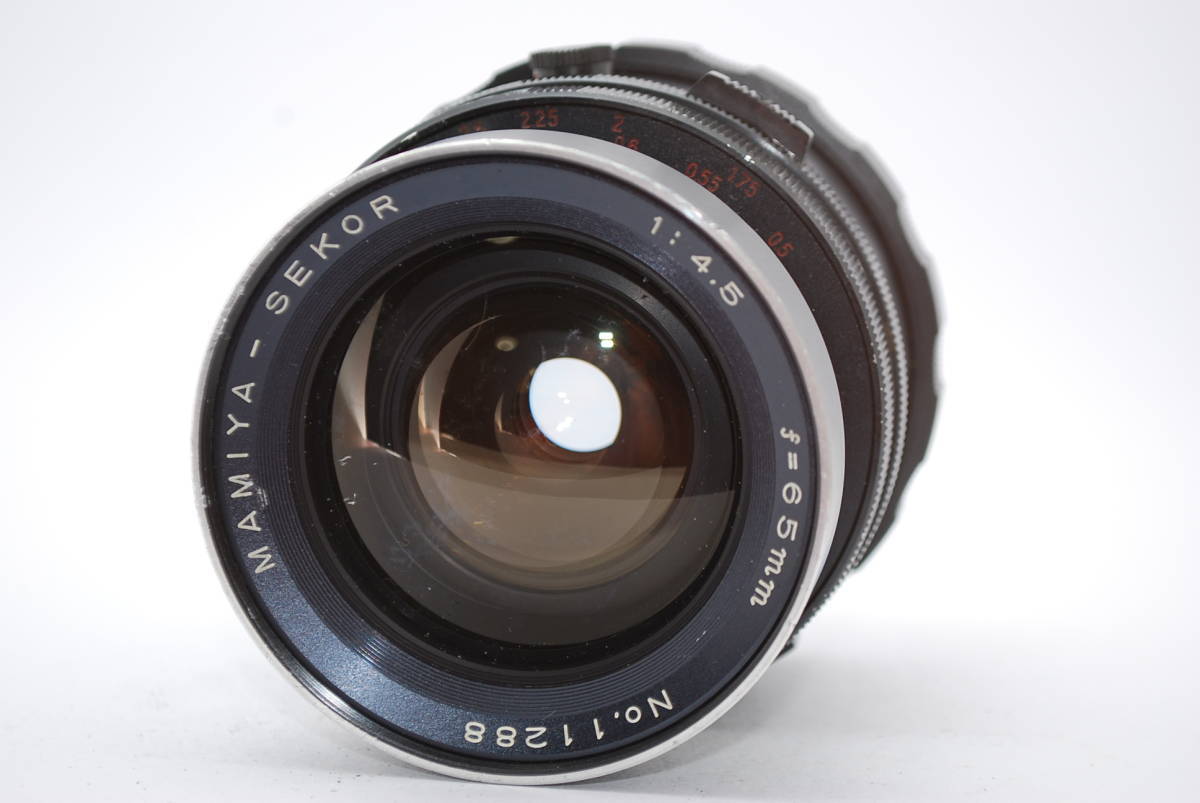 外観並級】MAMIYA SEKOR C 65mm F4.5 カメラレンズ 中判用 マミヤ