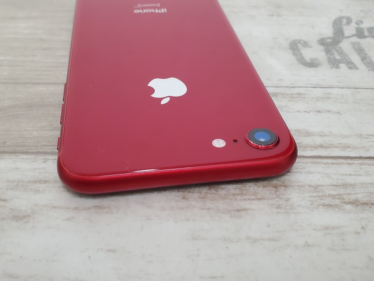 au iPhone 8 MRRY2J/A レッド 64GB SIMロック解除品 64GB iPhone 0 ○判定