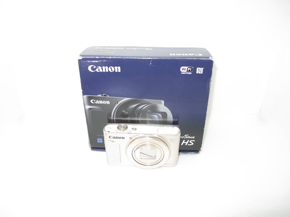 Canon コンパクトデジタルカメラ PowerShot SX620 HS ホワイト 光学25