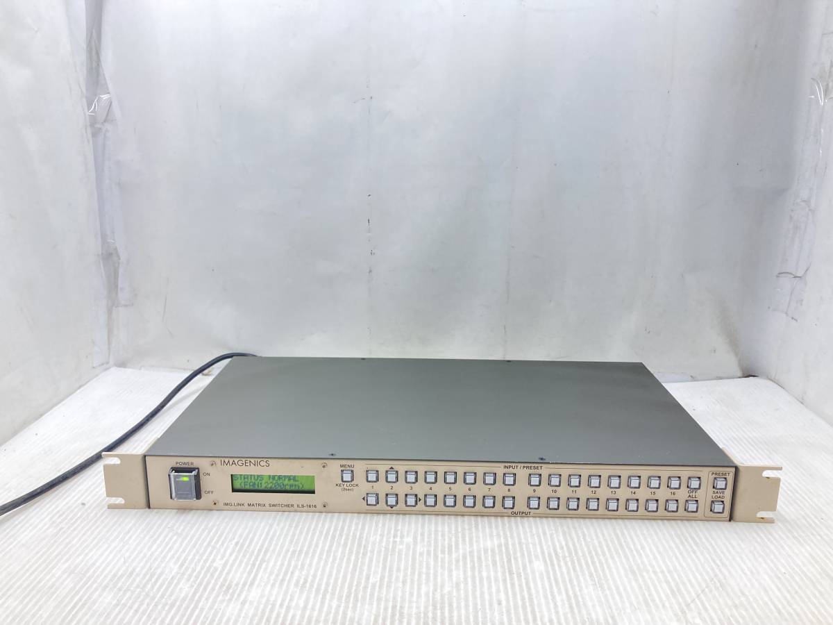 1円～ 通電のみ確認 ジャンク品 IMAGENICS ILS-1616 イメージニクス