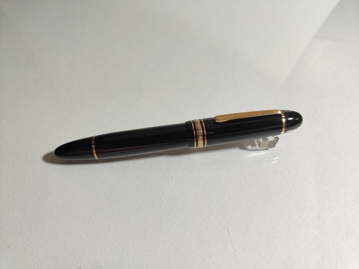 モンブラン 149 14C 中白 二段エボナイト芯 万年筆 美品・収納箱付き