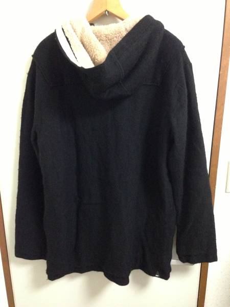 DENHAM ダッフルコート　黒　美品 新品 DENHAM:ダッフルコート 黒 M/デンハム定価54390円/デニム(男性用