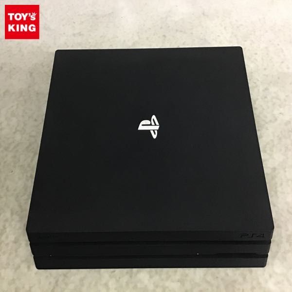 1円〜 動作確認/初期化済 箱無 PS4 Pro ジェットブラック CUH-7000B