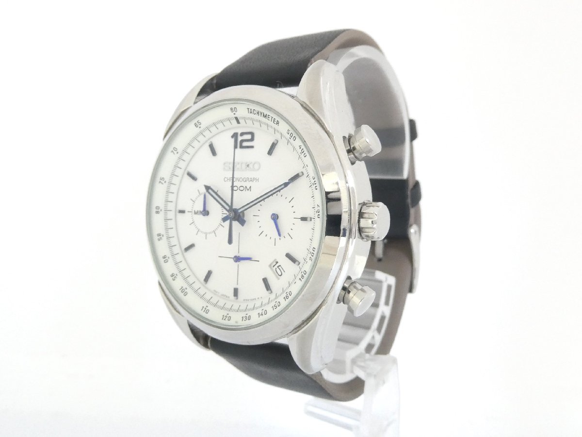 □ SEIKO セイコー CHRONOGRAPH 100M クロノグラフ 6T63-00J0 クォーツ 